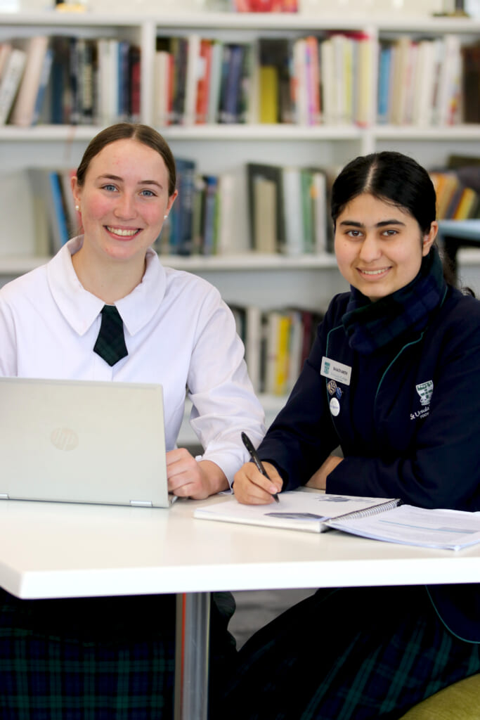Emma Stinson and Banazir Ameen.